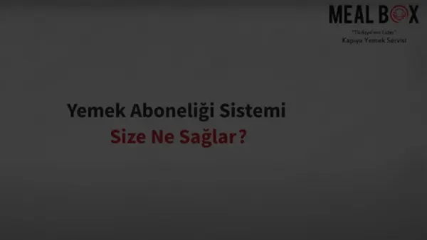 Meal Box Abone Tanıtımı 3
